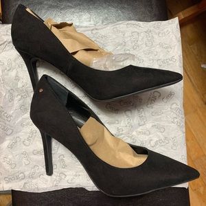 Sam Edelman Circus Black suede pumps, heels Sz 10